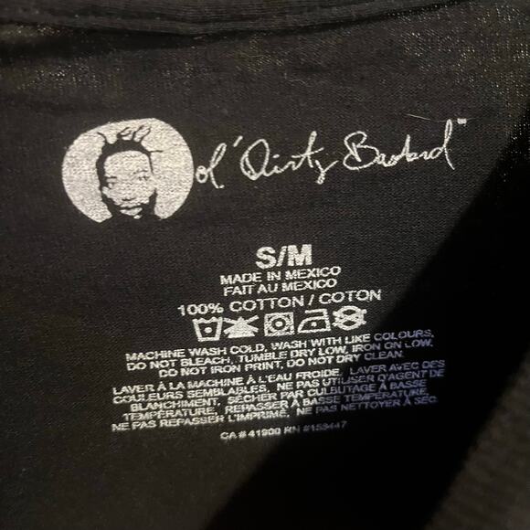 ODB Brooklyn Zoo Raw Graphic Tee Black S/M NWOT - Picture 3 of 4
